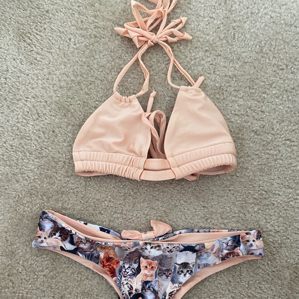 Kitty cat bikini size small from montce